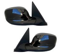 Ensemble Rétroviseur Intérieur Et Rétroviseurs Extérieurs Électriques Rabattables Et Chauffants Pour X1 E84 2009 2010 2011 2012 2013(Electric 1 Pair Black)