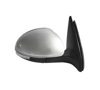 Ensemble Rétroviseur Latéral Avec Clignotant Pliable Et Chauffé Électrique Fil 6/8/13 Pour VW Pour Tiguan 2009 2010 2011 2012 2013 2014 2015 2016 2017 IENQBVL(6 Wire Right Silver)