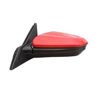 Ensemble Rétroviseur Latéral Ensemble De Rétroviseurs Latéraux Voiture Pour Civic 2016-2020, Couvercle Verre, Cadre, Lentille, Pliage Automatique(Rouge,3 Wire Left)