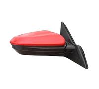 Ensemble Rétroviseur Latéral Ensemble De Rétroviseurs Latéraux Voiture Pour Civic 2016-2020, Couvercle Verre, Cadre, Lentille, Pliage Automatique(Rouge,3 Wire Right)