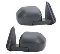 Ensemble Rétroviseur Porte Rétroviseur 5 Broches Pour Ford Pour Bronco Pour Sport 2020-2025, Feu D'angle Mort Noir Texturé, Rabattable Manuellement Extérieure Rétroviseur(Black 1 pair)