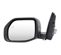 Ensemble Rétroviseur Porte Rétroviseur 5 Broches Pour Ford Pour Bronco Pour Sport 2020-2025, Feu D'angle Mort Noir Texturé, Rabattable Manuellement Extérieure Rétroviseur(Black left)
