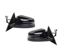 Ensemble Rétroviseur Porte Rétroviseur Électrique Porte Latérale Automatique Noir Et Blanc Pour Benz W221 Classe S S300 S350 S400 S63 2006-2013 Extérieure Rétroviseur(Left and Right black)