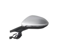 Ensemble Rétroviseur Porte Rétroviseur Électrique Rabattable Et Chauffant, Avec Éclairage, Pour Golf 7 MK7 2014-2016 5GG857507A Extérieure Rétroviseur(9 Wires Left Silver)