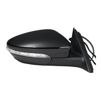 Ensemble Rétroviseur Porte Rétroviseur Extérieur Pour VW Pour Passat B7 (2012, 2013, 2014, 2015, 2016) (avec Fils) Extérieure Rétroviseur(6PIN left Unpainted)