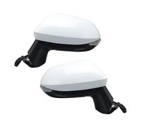 Ensemble Rétroviseur Porte Rétroviseur Latéral À 9 Broches Pour Toyota Pour Corolla E21 E210 MK12 2019-2024, Blanc, Interface Euro Extérieure Rétroviseur(1 pair)