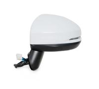 Ensemble Rétroviseur Rétroviseur porte automatique avec lampe pliable électrique pour FIT pour JAZZ GK5 2015 2016 2017 Ensemble rétroviseur latéral voiture(7PINS-L-White)