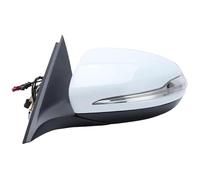 Ensemble Rétroviseur Voiture Pour Mercedes Pour Benz Classe C C180 C260 C300 2015-2021 Rétroviseurs Extérieurs Passager Rabattables Intègrent Système Surveillance Angles Morts(White Right Side)