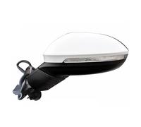 Ensemble Rétroviseur Voiture Pour VW, Pour Golf 8 MK8 2019 2020 2021 2022 2023, Réglage Électrique Automatique, Chauffage Électrique Pliable Éléctrique Rétroviseur Complet Rétroviseur(A,9 Wire Left)