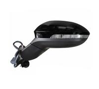 Ensemble Rétroviseur Voiture Pour VW, Pour Golf 8 MK8 2019 2020 2021 2022 2023, Réglage Électrique Automatique, Chauffage Électrique Pliable Éléctrique Rétroviseur Complet Rétroviseur(E,9 Wire Left)