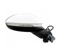 Ensemble Rétroviseur Voiture Pour VW, Pour Golf 8 MK8 2019 2020 2021 2022 2023, Réglage Électrique Automatique, Chauffage Électrique Pliable Éléctrique Rétroviseur Complet Rétroviseur(A,9 Wire Right)