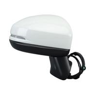 Ensemble Rétroviseur Voiture Rétroviseur Latéral Pour Fit Pour MK4 GF GK 2015-2020 7 Broches Blanc ABS Rabattable Électriquement Avec Éclairage(R)