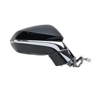 Ensemble Rétroviseur Voiture Rétroviseurs Extérieurs À 15 Broches Chauffants Rabattables Et Mémoire Pour Lexus NX200t NX300 NX300h (2015-2021) Noir(R)