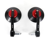 Ensemble Rétroviseurs Latéraux De Guidon pour Moto pour Ducati Monster 695 696 796 797 821 1100 1200 1200S 1200R S2R S4R 1 Paire Rétroviseur latéral(Rouge)