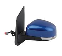 Ensemble Rétroviseurs Latéraux Pour Ford Pour Focus Mk2 2008-2011, Feux Signalisation Avec Externes Électriques Chauffants Complet Rétroviseur(La gauche)