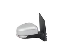 Ensemble Rétroviseurs Latéraux Pour Ford Pour Focus Pour Mk2 2008 2009 2010 2011 Version Euro Rétroviseur 6 Broches Rétroviseur Latéral Pliant Manuel(Right silver gray)