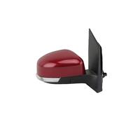 Ensemble Rétroviseurs Latéraux Pour Ford Pour Focus Pour Mk2 2008 2009 2010 2011 Version Euro Rétroviseur 6 Broches Rétroviseur Latéral Pliant Manuel(Right Wine Red)