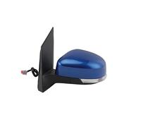 Ensemble Rétroviseurs Latéraux Pour Ford Pour Focus Pour Mk2 2008 2009 2010 2011 Version Euro Rétroviseur 6 Broches Rétroviseur Latéral Pliant Manuel(Left dark blue)