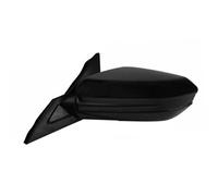 Ensemble Rétroviseurs Latéraux Voiture Pour Civic 2016-2020 Couvercle Verre, Cadre, Lentille, Pliage Automatique Rétroviseur Extérieur Complet(5 Wire Left Black)