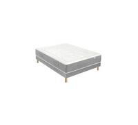 Ensemble douces nuits révance 744 ressorts ensachés + sommier base ferme 180x200 avec 2 sommiers