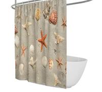 Ensemble Rideaux de Douche Feuillage intérieur Monstera Figue Lyre W180xL180cm en Tissu Lavable imperméable décoration Salle de Bain Jungle Urbaine avec Crochets