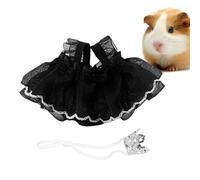 Ensemble Robe Et Couronne Pour Hamster - Vêtements Mignons Mini Pour Petits Animaux | Robe Douce Respirante Et Coiffe Pour Hamsters, Furets, Cochons D'Inde Et Lapins | Parfait Pour Photos, Fêtes Et Va