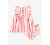 Ensemble robe sans manches et bloomer bébé abricot 12M(74CM)