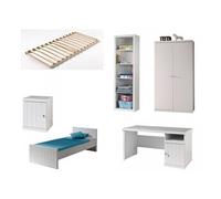 Ensemble Robin armoire 2 portes et bibliotheque
