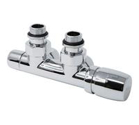Ensemble robinet ILHINA équerre à droite chromé entraxe 50 mm tube multicouche Ø16 - THERMADOR KIRCDMCCH