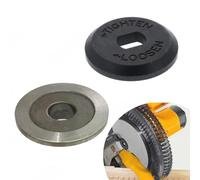 Ensemble Rondelle Acier et pour bride Caoutchouc pour DWS715 | Ajustement parfait DWS715, stabilitÃ© maximale, sÃ©curitÃ© accrue, usinage haute prÃ©cision, montage facile