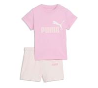 Ensemble Rose/Beige Fille Puma Minicats Ess Tee And 12 mois
