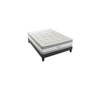 - Ensemble ROYAL 5* 140x200 cm - Matelas Mémoire de forme + Sommier Bois