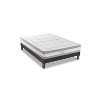 - Ensemble ROYAL 5* 90x200 cm - Matelas Mémoire de forme + Sommier Bois