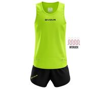 Ensemble débardeur et short Givova New york Jaune XS Unisex