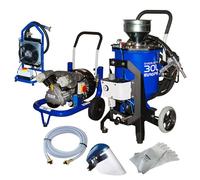 Ensemble sableuse SandblastPro 30 litres avec compresseur EUROPRO 40 - EUROMAIR - EC6003