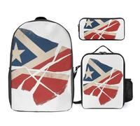 Ensemble Sac À Dos 3 Pièces Samoa Drapeau National Sacs Pour Filles Avec Sac Déjeuner, Léger Pour École Primaire Et Collège Voyage