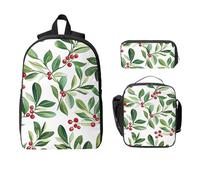 Ensemble sac à dos aquarelle gui pour filles et garçons avec sac à déjeuner, trousse à crayons, 3 sacs d'école isothermes, cadeaux pour femmes et hommes