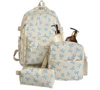 Ensemble Sac À Dos Fille 3 Pièces Cartable Esthétique Et Mignon Avec
