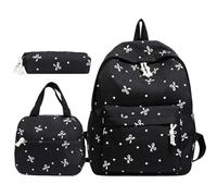 Ensemble sac à dos pour enfant avec sac à dos et trousse à crayons Motif | Sac à livres pour ordinateur portable pour les vacances, le sport, l'université, les activités de plein air, le camping