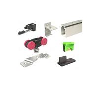 Ensemble SAF pour porte de 21 à 60 kg, longueur 3000 mm + 1 amortisseur - SAS - SAF10-80-300-2