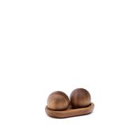 Ensemble salière et poivrière Nukha en bois d'acacia 100 % FSC