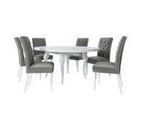Ensemble salle à manger - Salle à manger complète Racine 138 451335 - Magic Velvet 2217 - 76cm