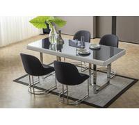 Ensemble Salle à manger Table Chaises 7pcs Luxe Blanc Moderne