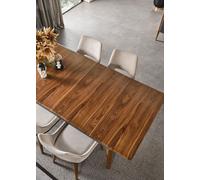 Ensemble Salle à manger Table de luxe Chaises Coin repas 6pcs Marron