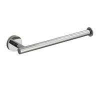 Ensemble Salle De Bain Compatible : Barre, Porte-Serviettes, Porte-Rouleau, Anneau Et Patère. Acier Inoxydable Finis Chrome Et Noir.(Chrome Towel Ring)