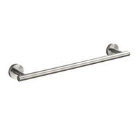 Ensemble Salle De Bain Compatible : Barre, Porte-Serviettes, Porte-Rouleau, Anneau Et Patère. Acier Inoxydable Finis Chrome Et Noir.(Nickel Towel Bar)