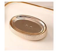 Ensemble Salle De Bain Kit D'accessoires De Salle Bains en Or Rose, Ensemble Complet Luxe Céramique, Porte-Savon Toilette(MGJ-Dish)