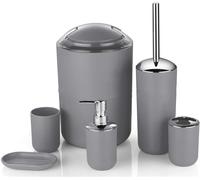 Ensemble Salle de Bain Moderne 4 ou 6 Pièces Gris Vendos85