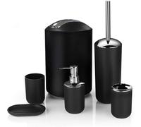 Ensemble Salle de Bain Moderne 4 ou 6 Pièces Noir Vendos85