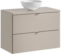 Ensemble salle de bains Lavabo 32 cm avec meuble 80 cm Cachemire